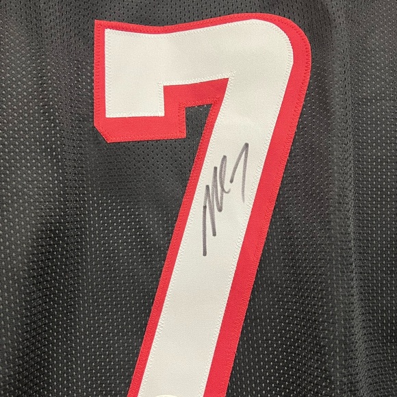 Michael Vick - #7  autographed custom football jersey - JSA … - Picture 4 of 4